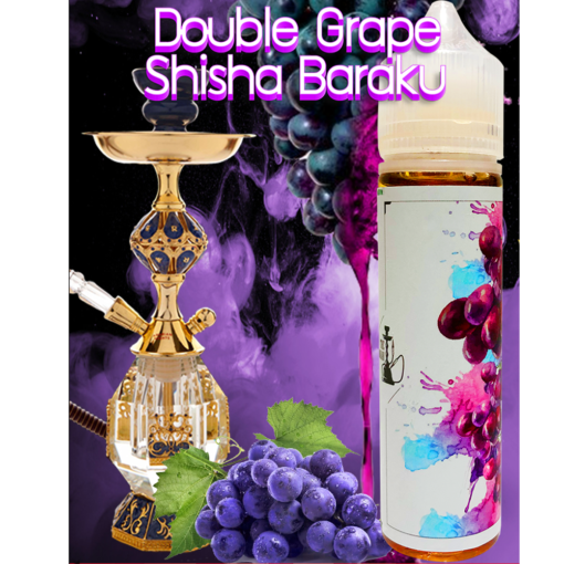 Doubble grape shisha baraku องุ่นบารากุ 60Ml