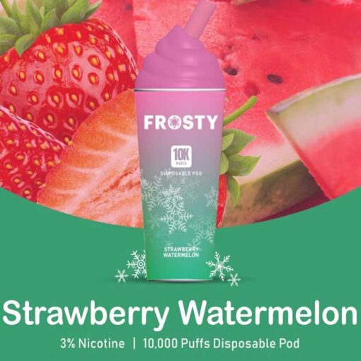 frosty 10000 puff strawberry watermelon