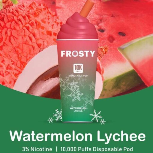 frosty 10000 puff watermelon lychee